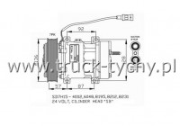 SPRʯARKA KLIMATYZACJI DAF CF 85, XF 105