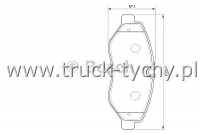 KLOCKI HAMULCOWE PRZD MERCEDES VITO, VW CRAFTER