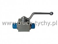 Zawr kulowy 2/2 m22x1,5mm 15L