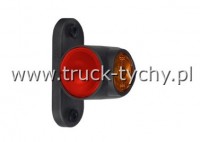 Lampa obrysowa 12/24V led prosta krtka potrjna