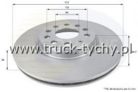 TARCZA HAMULCOWA PRZD AUDI, SEAT, SKODA, VW