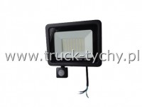 Lampa 230V50W led z czujnikiem ruchu/zmierzchu