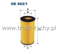 Wkad filtra oleju Volvo S40/V50/S60/V70/S80/XC9