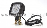 Lampa biegu wstecznego kwadratowa LED 12/24V