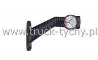 Lampa obrysowa 12/24V led potrjna lewa duga