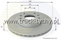 TARCZA HAMULCOWA PRZD AUDI, SEAT, SKODA, VW
