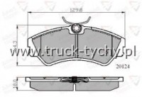 Klocki hamulcowe przd VW Transporter T4