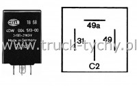 PRZERYWACZ KIERUNKOWSKAZW 24V MERCEDES HELLA
