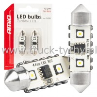 arwki 12/24V C5W rurka 41mm 2led canbus