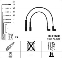 Przewody wysokiego napicia FIAT, LANCIA 1.2