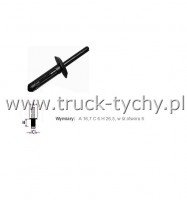 NIT PLASTIKOWY FI6 H=26,5mm 10szt