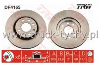 TARCZA HAMULCOWA PRZD OPEL CORSA C