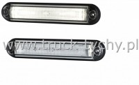 Lampa obrysowa biaa12/24V led slim z wiatowodem