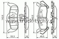 KLOCKI HAMULCOWE TY JEEP G.CHEROKEE III