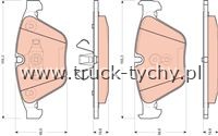 KLOCKI HAMULCOWE PRZD BMW 3 E90, X1 E84