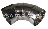Kolanko metalowe, rednica 150 mm (chromowane)