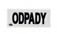 Tablica Odpady 120x300mm