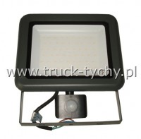 LAMPA LED 50W odpowiednik 500W  z czujnikiem 