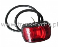 Lampa obrysowa 12/24V led czerwona 