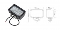 Lampa robocza 12-24V 15led 3375lm  158x170x95mm