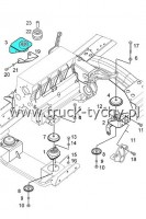 PODUSZKA ZAMOCOWANIA SILNIKA AVIA D75 TY KPL PRAW