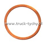 Uszczelka cu27x35x1,5mm miedziana