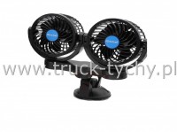 Wentylator samochodowy 24V podwjny turbo