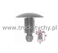 Spinka tapicerki CITROEN, FIAT, PEUGEOT (czarna)