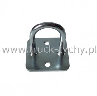 Uchwyt plandeki kwadratowy 40x40mm h-30mm