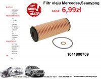 Filtr oleju Mercedes,Ssanypng 1041800709