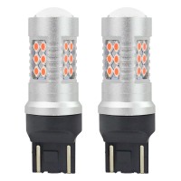 arwki 12/24V WR21/5W 24led czerwone canbus 2szt