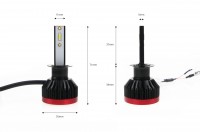 arwki 12V H1 led 6000K +200% 