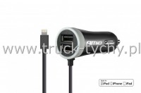 adowarka 12/24V microUSB + 2xUSB 2.4A