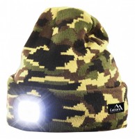CZAPKA Z LATARK  LED adowana przez USB