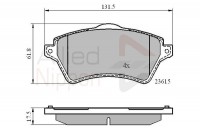 KLOCKI HAMULCOWE PRZD LAND ROVER FREELANDER 97-06