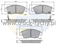 KLOCKI HAMULCOWE PRZD HONDA CIVIC VII,VIII,CRXIII