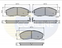 KLOCKI HAMULCOWE PRZD HYUNDAI H-1 / STAREX, H100