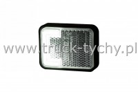 Lampa obrysowa 12/24V led biaa