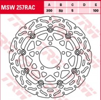 Tarcza hamulcowa przd Kawasaki ER-6F abs