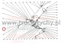 Drek kierowniczy prawy Zetor 4011 1134 mm
