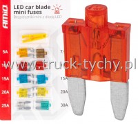 Bezpieczniki pytkowe mini 5-30A z diod 10szt