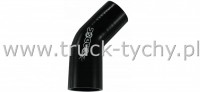 Kolanko silikonowe 57/51mm 45 stopni