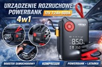 Urz�dzenie rozruchowe 12V 7,2Ah 600A 4w1