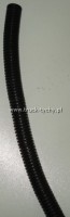 Przewd karbowany plastikowy d-11mm czarny