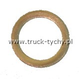 Uszczelka cu16x22x1,5mm miedziana
