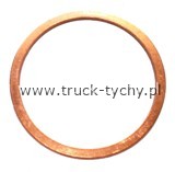 Uszczelka cu33x39x1,5mm miedziana