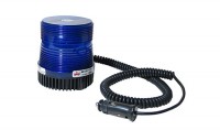 Lampa byskowa 12V magnez (niebieska  stroboskop)