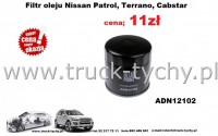 Filtr oleju Nissan Patrol, Terrano, Cabstar