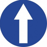 Naklejka nakaz wjazdu 100 mm