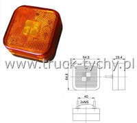 Lampa obrysowa 12/24V led Man ta